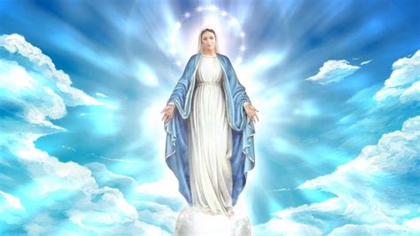 Vergine Maria sfondo desktop cristiano