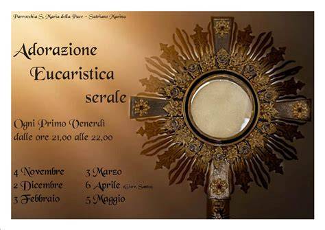 Adorazione eucaristica notturna in cappella