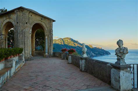 Scala vista panoramica Ravello Golfo Salerno