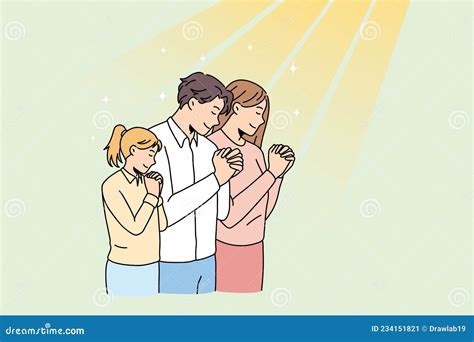 genitore e bambino pregano insieme