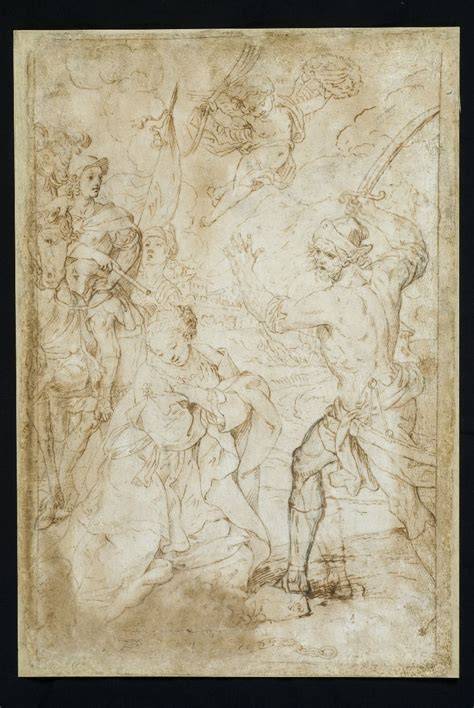 Disegno del martirio di Sant’Angelo