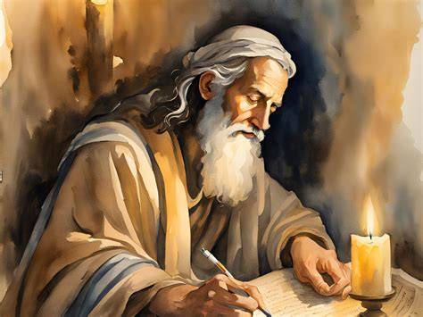 Sant’Isaia profeta con libro biblico