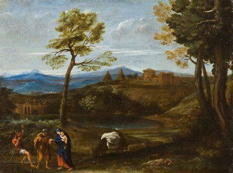 Paesaggio con Natività e Fuga in Egitto