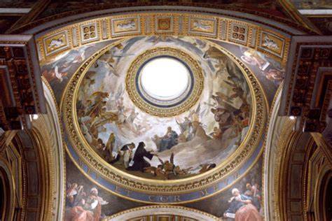 Affreschi della cupola Sacro Cuore