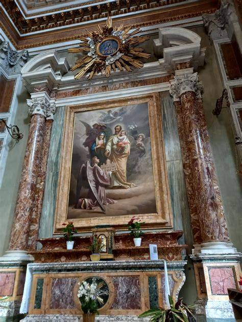 Altare di San Giuseppe pala Rollini