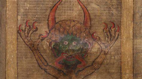 Illustrazione del diavolo Codex Gigas