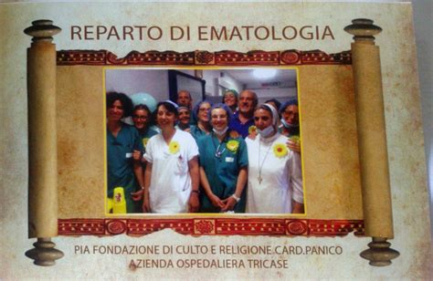 Reparto di ematologia ospedaliera