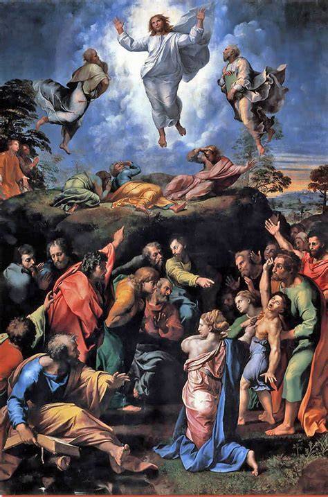 Raffaello Trasfigurazione Pinacoteca Vaticana