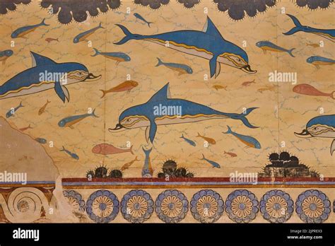 Giordano con pesci e delfini stilizzati