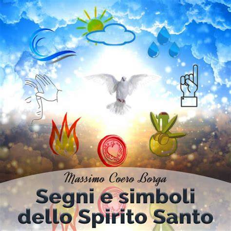 Simboli dello Spirito Santo fuoco colomba vento