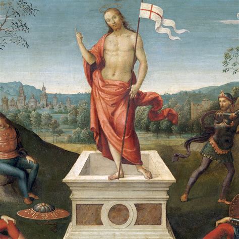 Iniziale miniata Resurrezione Cristo sepolcro