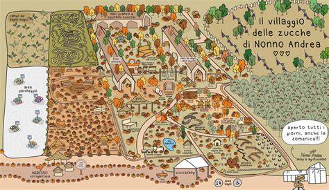 Pianta storica del villaggio agricolo