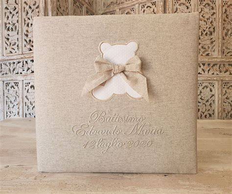 Album fotografico battesimo personalizzato
