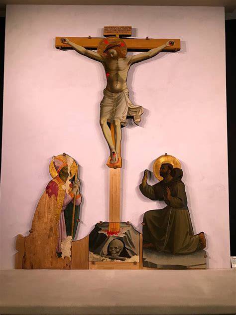 Beato Angelico Cristo crocifisso santi Niccolò Francesco