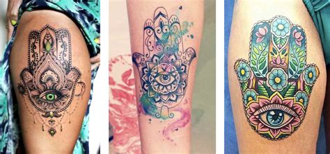 Applicazione tatuaggio temporaneo Mano di Fatima