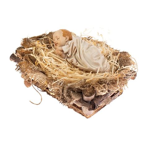 Culla di raffia per Gesù Bambino