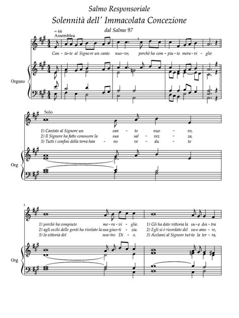 Organista accompagna salmo responsoriale