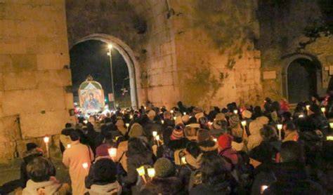 Pellegrinaggio notturno al Santuario Caltagirone