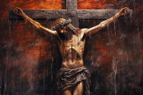 Gesù Cristo Re sulla croce