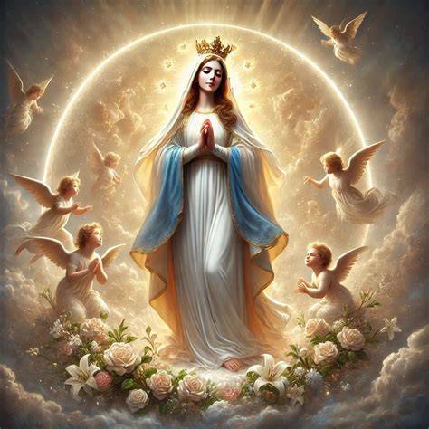 Vergine Maria Immacolata cielo luminoso