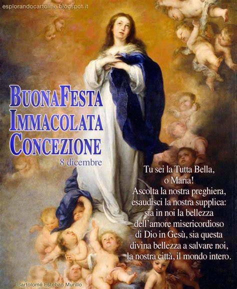 Immagine auguri Buona Immacolata Concezione