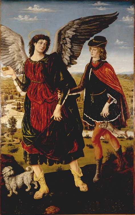 Arcangelo Raffaele con Tobia e pesce
