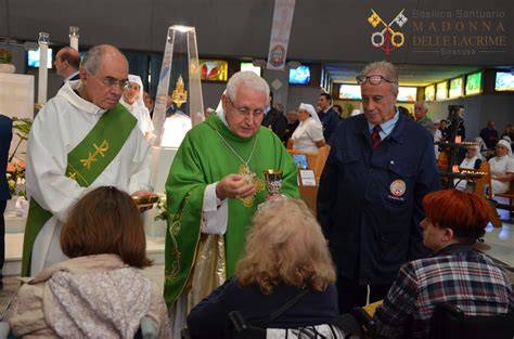 Processione Unitalsi al santuario di Siracusa