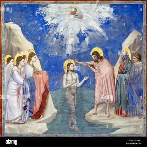 Giotto Battesimo di Cristo Cappella Scrovegni