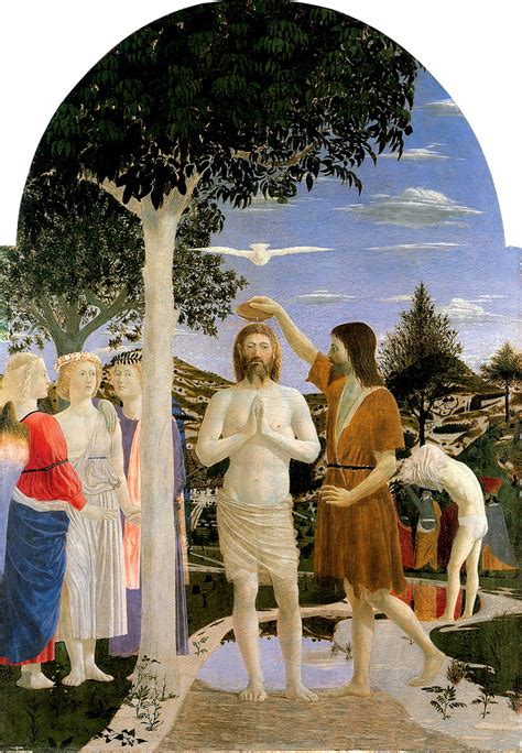 Piero della Francesca Battesimo di Cristo Londra