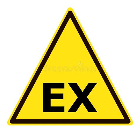 Segnale triangolare area ATEX polveri