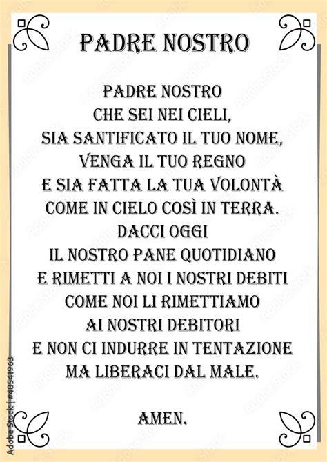 Libretto illustrato del Padre Nostro