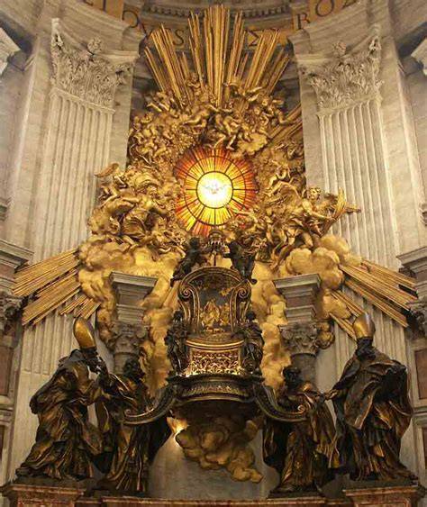 Reliquia della Cattedra di San Pietro restaurata