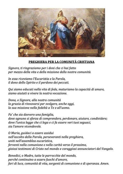 Comunità cristiana in preghiera