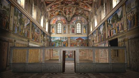 Ricostruzione Cappella Sistina Cinecittà film