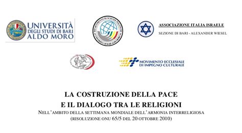 Dialogo e costruzione della pace quotidiana