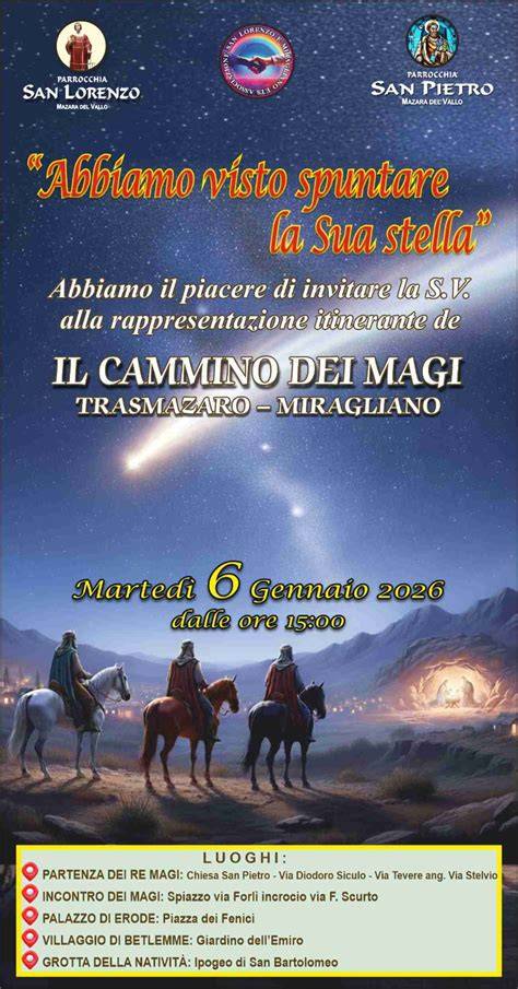 Cammino dei Magi verso Betlemme