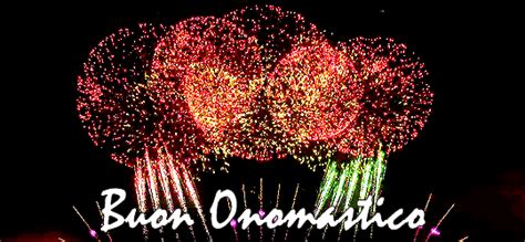 Fuochi d’artificio Buon Onomastico