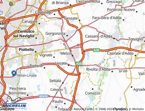 Mappa posizione chiesa Melzo