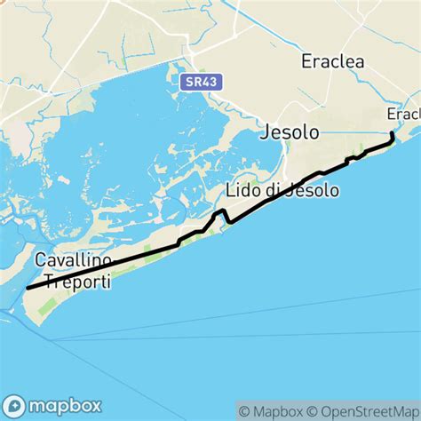 Mappa Cavallino Treporti Jesolo Venezia