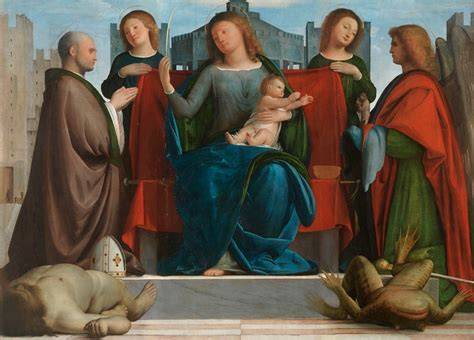 Dettagli prospettici Natività Bramantino