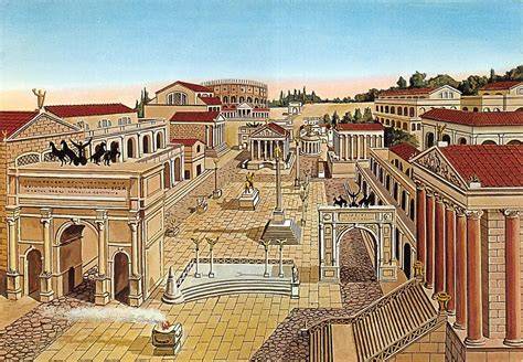 Ricostruzione del Foro Romano di Assisi