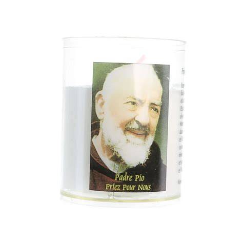 Novena notturna preghiera candela Padre Pio