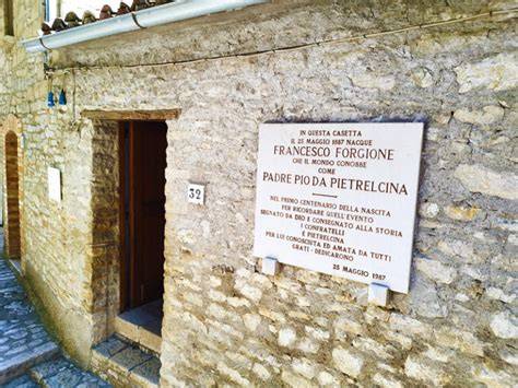 Casa natale di Padre Pio a Pietrelcina